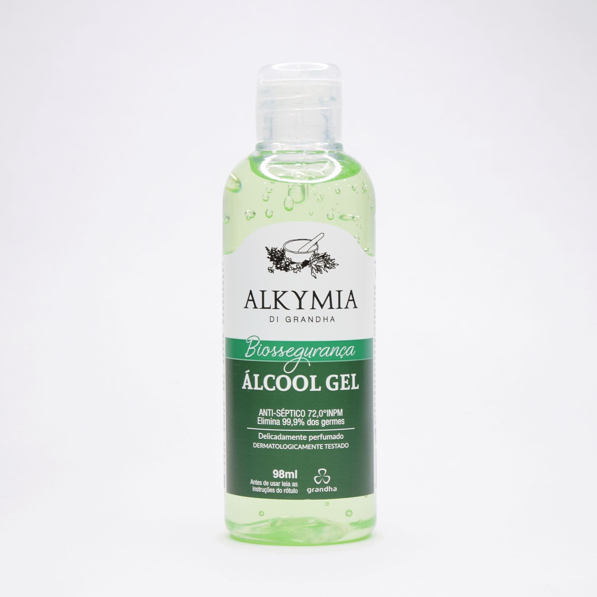 Álcool Gel Antisséptico 98 ml — Grandha
